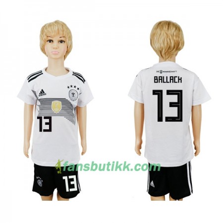 Fotball-VM 2018 Tyskland drakt Ballack 13 Barn Hjemmetrøye